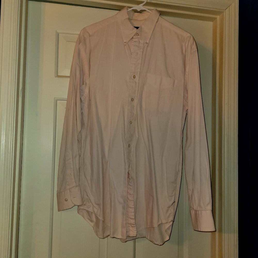 Nautica blush button up shirt 16 34/35
